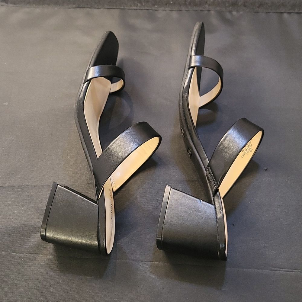 BRAND NEW NINE WEST BLOCK HEEL SQUARE TOE WOMENS SANDALS - Picture 10 of 14